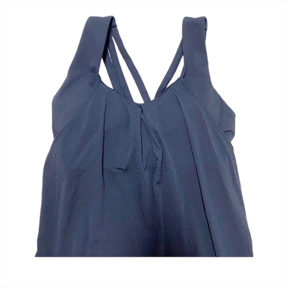 Lululemon black tank top with built in padded bra - Picture 2 of 6